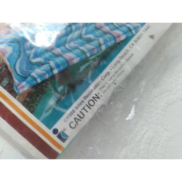 Vintage 1988 Intex The Wet Set Deluxe Mat Float 72"× 30"  59712 NOS Unopened - Picture 16 of 16